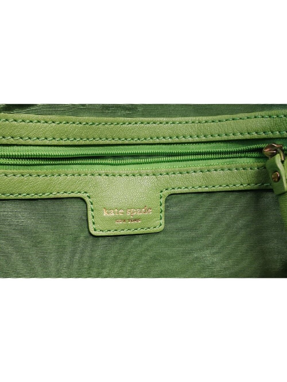 Kate Spade Lime Green G&T Beach Tote Bag Rope Handles Heavyweight Canvas - Picture 5 of 15